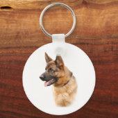 ドイツの羊飼い犬 キーホルダー (正面)