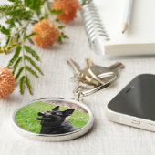 ドイツの羊飼い犬 キーホルダー (側面)