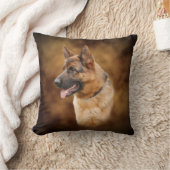 ドイツの羊飼い犬 クッション (ブランケット)