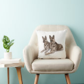 ドイツの羊飼い犬 クッション (椅子)