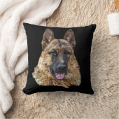 ドイツの羊飼い犬 クッション (ブランケット)