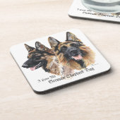 ドイツの羊飼い犬 コースター (左側)