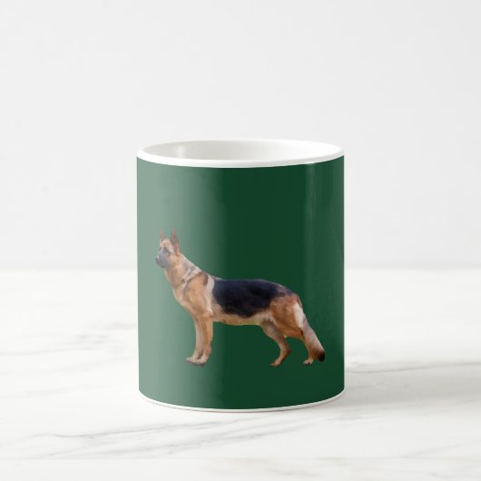 ドイツの羊飼い犬 コーヒーマグカップ (中央)