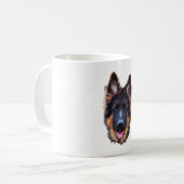 ドイツの羊飼い犬 コーヒーマグカップ (正面左)