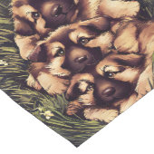 ドイツの羊飼い犬 ショートテーブルランナー (コーナー)