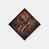 ドイツの羊飼い犬 スタンダードカクテルナプキン (角)