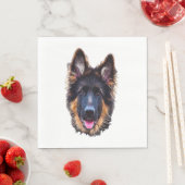 ドイツの羊飼い犬 スタンダードランチョンナプキン (インサイチュ)