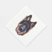 ドイツの羊飼い犬 スタンダードランチョンナプキン (角)
