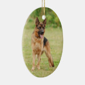 ドイツの羊飼い犬 セラミックオーナメント (右)