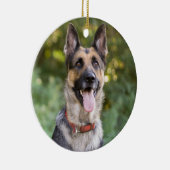 ドイツの羊飼い犬 セラミックオーナメント (右)