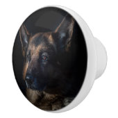 ドイツの羊飼い犬 セラミックノブ (右)