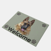 ドイツの羊飼い犬 ドアマット (アングル)