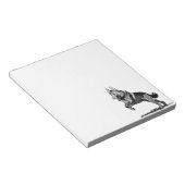 ドイツの羊飼い犬 ノートパッド (アングル)