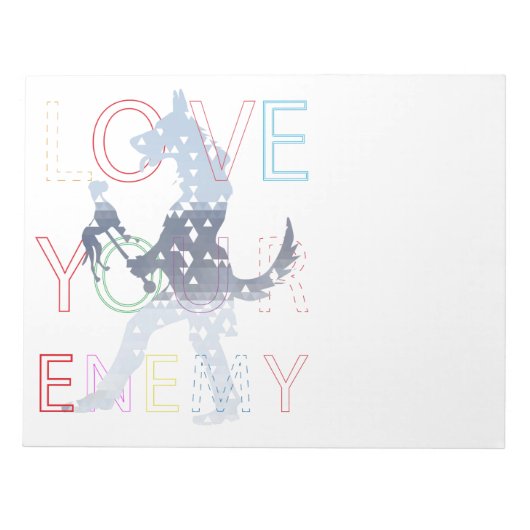 ドイツの羊飼い犬 ノートパッド (正面)