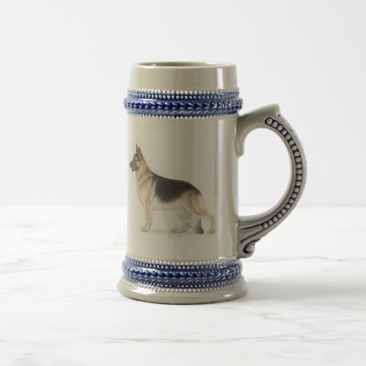 ドイツの羊飼い犬 ビールジョッキ (右)