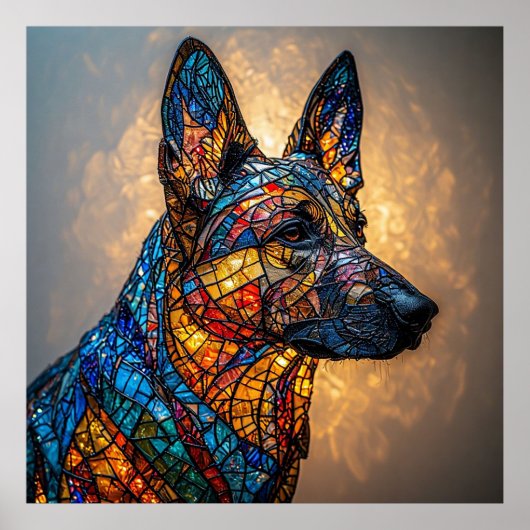 ドイツの羊飼い犬 ポスター (正面)