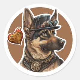 ドイツの羊飼い犬 ラウンドシール