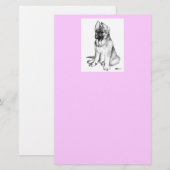 ドイツの羊飼い犬 便箋 (正面/裏面)