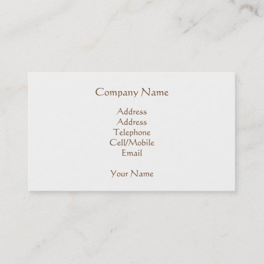 ドイツの羊飼い犬 名刺 (裏面)