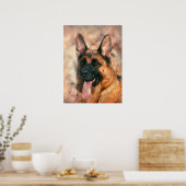 ドイツの羊飼い犬 – GSD ポスター (キッチン)