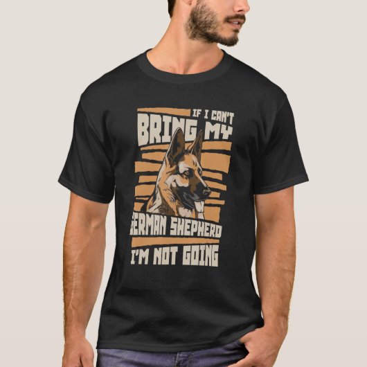 ドイツの羊飼い犬 Tシャツ (正面)