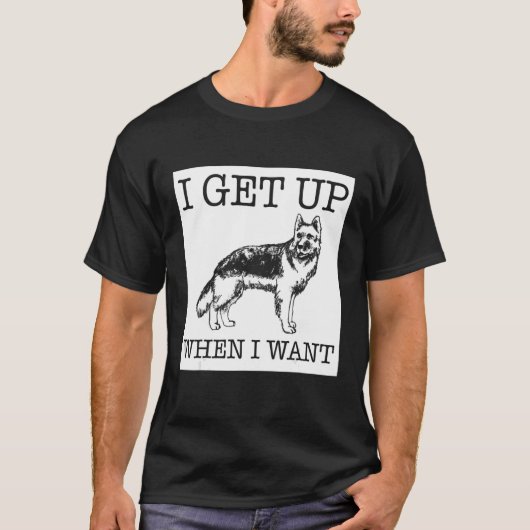 ドイツの羊飼い犬 Tシャツ (正面)