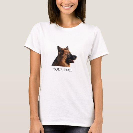 ドイツの羊飼い犬 Tシャツ (正面)