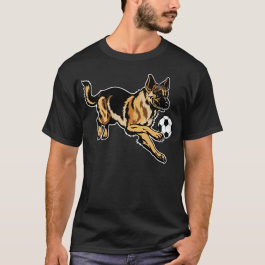 ドイツの羊飼い犬 Tシャツ (正面)