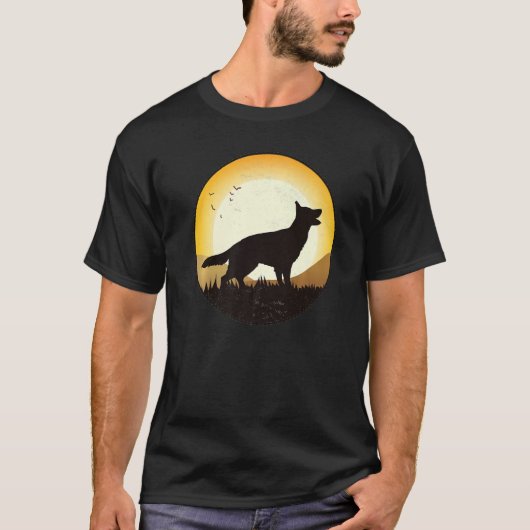 ドイツの羊飼い犬Gsd犬品種16 Tシャツ (正面)