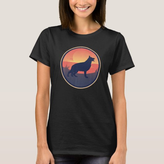ドイツの羊飼い犬Gsd犬品種30 Tシャツ (正面)