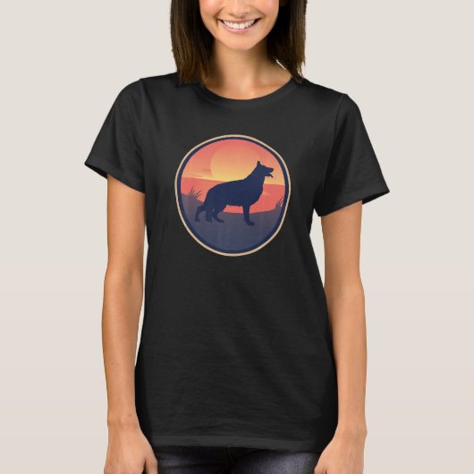 ドイツの羊飼い犬Gsd犬品種30 Tシャツ (正面)