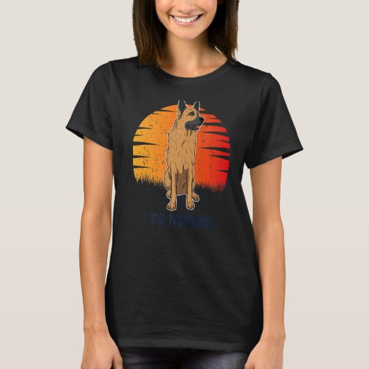 ドイツの羊飼い犬GSD犬品種39 Tシャツ (正面)