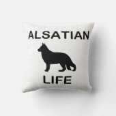 ドイツの羊飼い生活の両面 クッション (裏面)