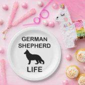 ドイツの羊飼い生活 ペーパープレート (パーティー)