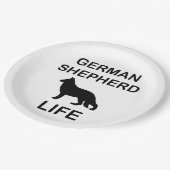 ドイツの羊飼い生活 ペーパープレート (アングル)