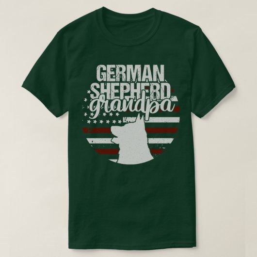 ドイツの羊飼い祖父 Tシャツ (デザイン正面)