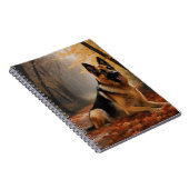 ドイツの羊飼い紅葉秋インスパイア ノートブック (右側)