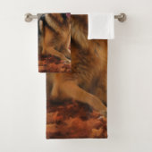 ドイツの羊飼い紅葉秋インスパイア バスタオルセット (インサイチュ)