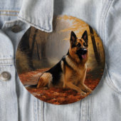 ドイツの羊飼い紅葉秋インスパイア 缶バッジ (インサイチュ)