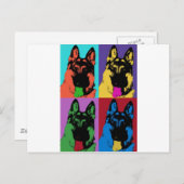 ドイツの羊飼い芸術 ポストカード (正面/裏面)