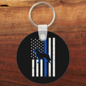 ドイツの羊飼い警察犬K9愛国者 キーホルダー (正面)