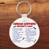 ドイツの羊飼い財産法2 キーホルダー (正面)