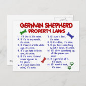 ドイツの羊飼い財産法2 ポストカード (正面/裏面)