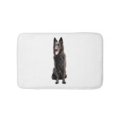 ドイツの羊飼い黒犬 バスマット (正面)