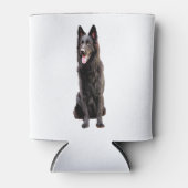 ドイツの羊飼い黒犬 缶クーラー (正面)