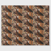 ドイツの羊飼い黒赤 ラッピングペーパー (フラット)