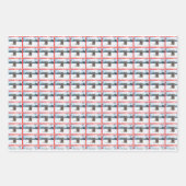 ドイツの羊飼い19" x 29"ラッピング紙シート。 ラッピングペーパーシート (正面3)