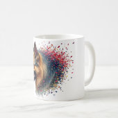 ドイツの羊飼い コーヒーマグカップ (正面右)
