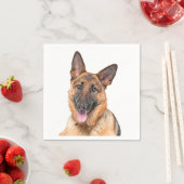 "ドイツの羊飼い"デザイン紙ナプキン スタンダードカクテルナプキン (インサイチュ)