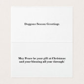 ドイツの羊飼い、トイ・トナカイ、緑の雪片 (内部フラット)